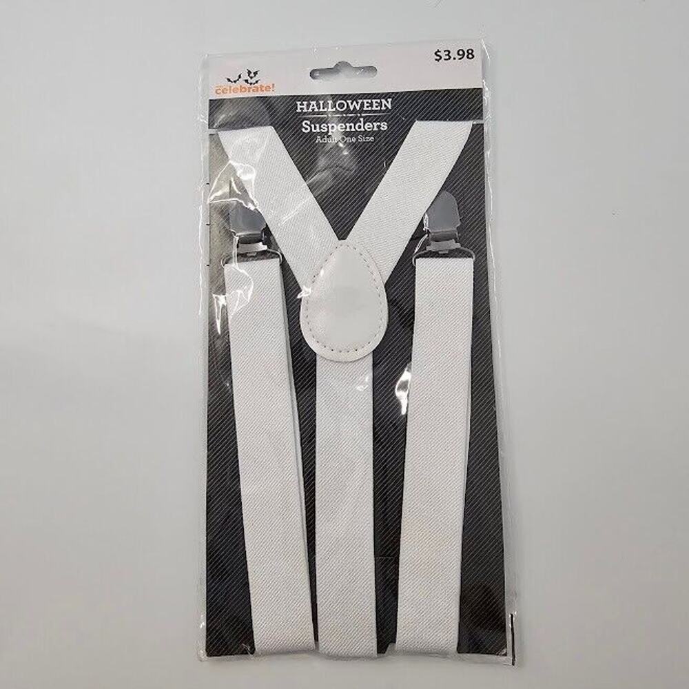 NEW Way to Celebrate Halloween Suspenders Costume Accessories Adult One size
